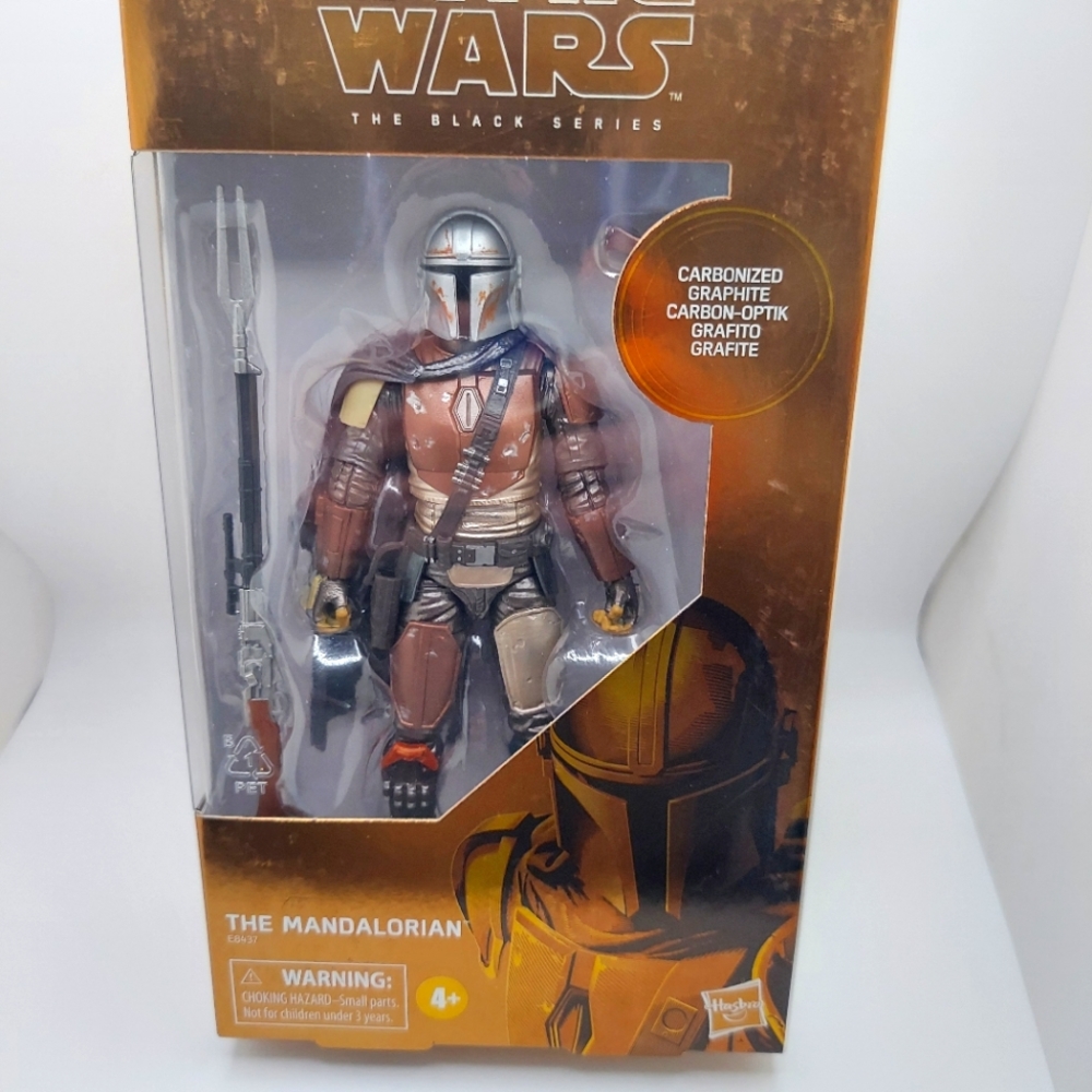 Hasbro Mandalorian Star Wars Black Series Carbonized Target Exclusive NEW SEALED